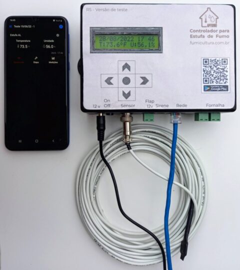 Aparelho De Controle E Monitoramento De Temperatura E Umidade